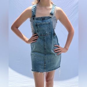 Denim Overall Dress